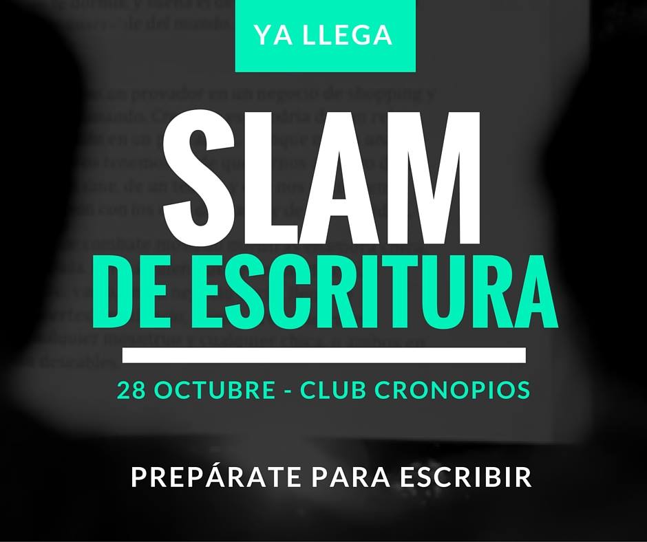 ¿Preparado para competir? Llega el Slam de Escritura en&nbsp;vivo