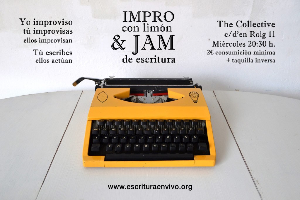 Jam con limón: escritura en vivo + impro de&nbsp;teatro