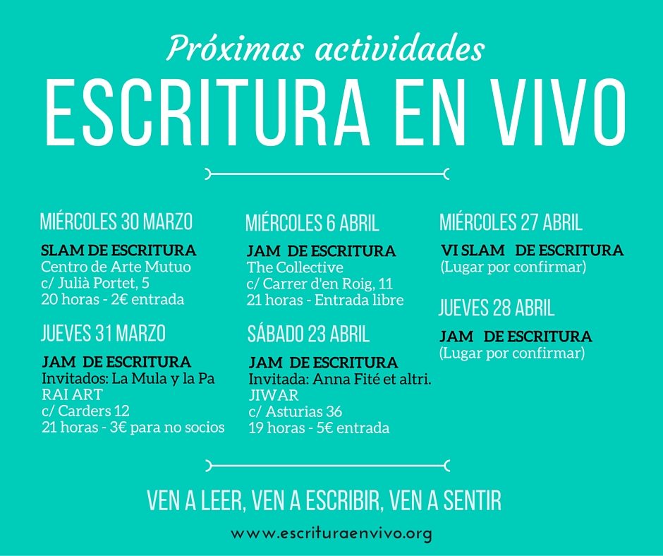 Actividades marzo-abril