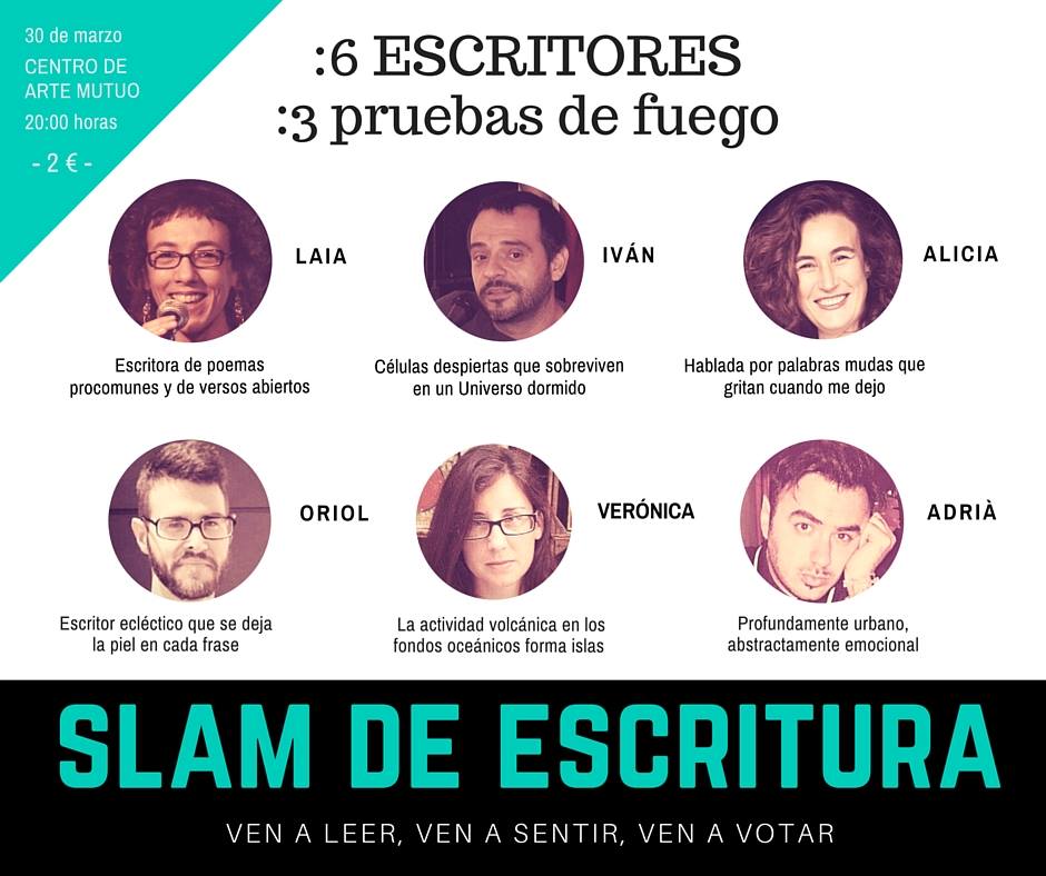 Ya llega: 5º SLAM DE&nbsp;ESCRITURA