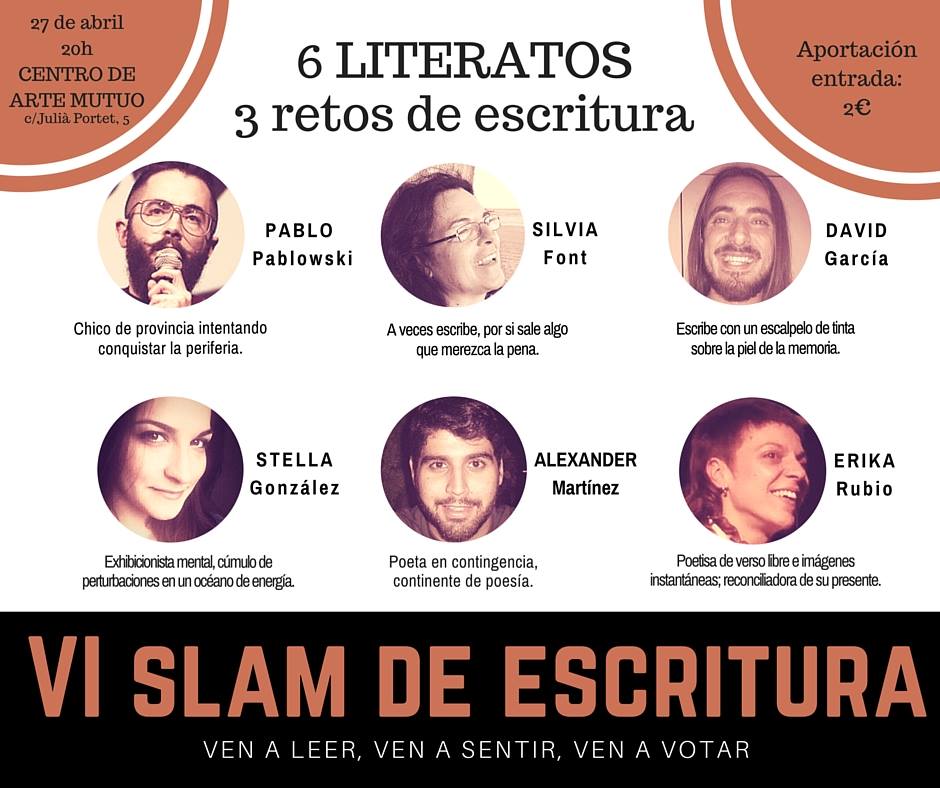Próximos eventos de abril: jams &&nbsp;slam