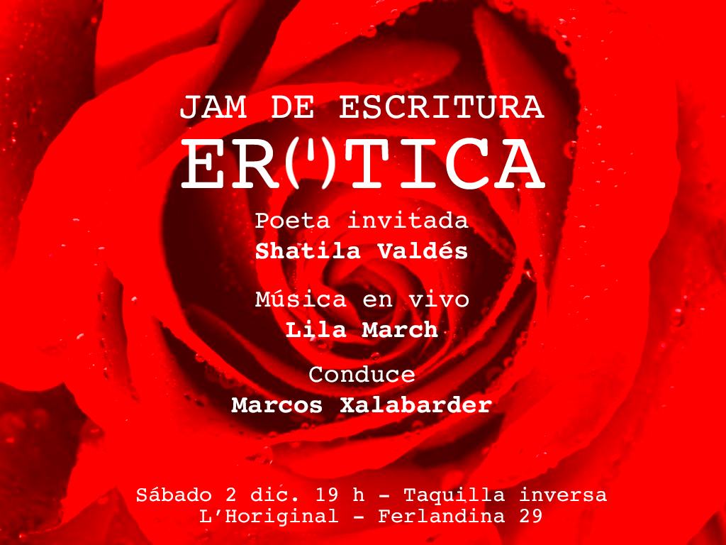 Jam de escritura erótica en L’Horiginal